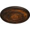 Ekena Millwork Dylar Ceiling Medallion (Fits Canopies up to 6 1/4"), Hand-Painted Rust, 30"OD x 2 1/4"P CM30DYRUS - alternate 4